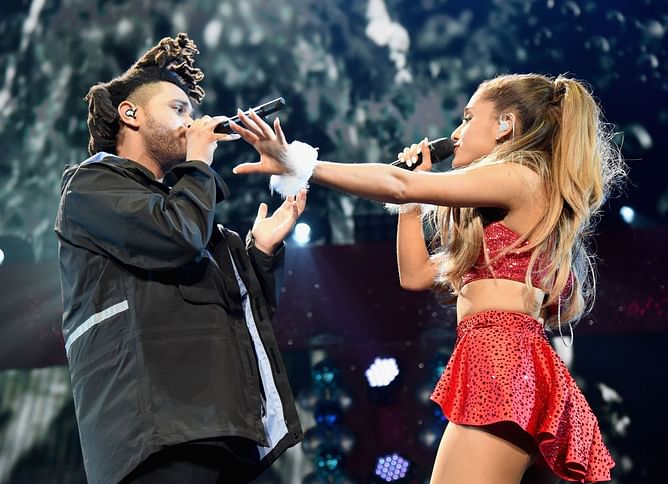"Ethan actually took her phone and typed this"— Internet reacts to Ariana Grande calling The Weeknd a "friend" in thank you message