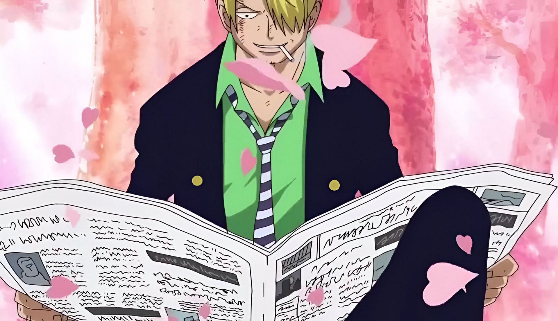 Sanji as seen in the anime (Image via Toei Animation)