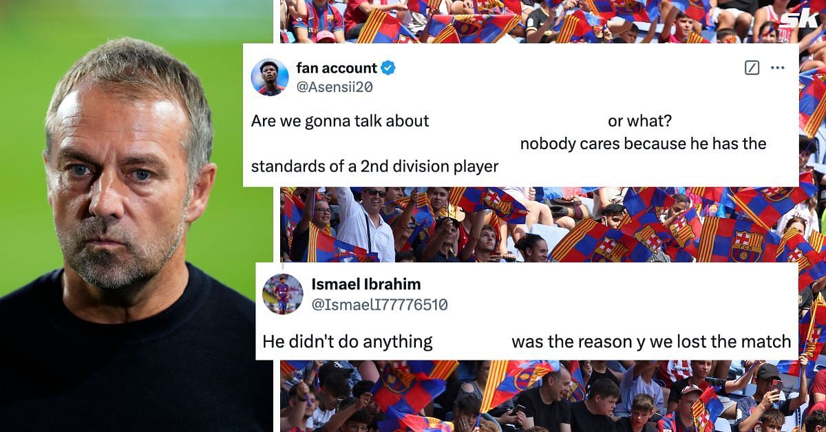 Fans blast 28-year-old Barcelona star after loss to Atletico. Images via Getty, Twitter - @Asensii20 , @IsmaelI77776510