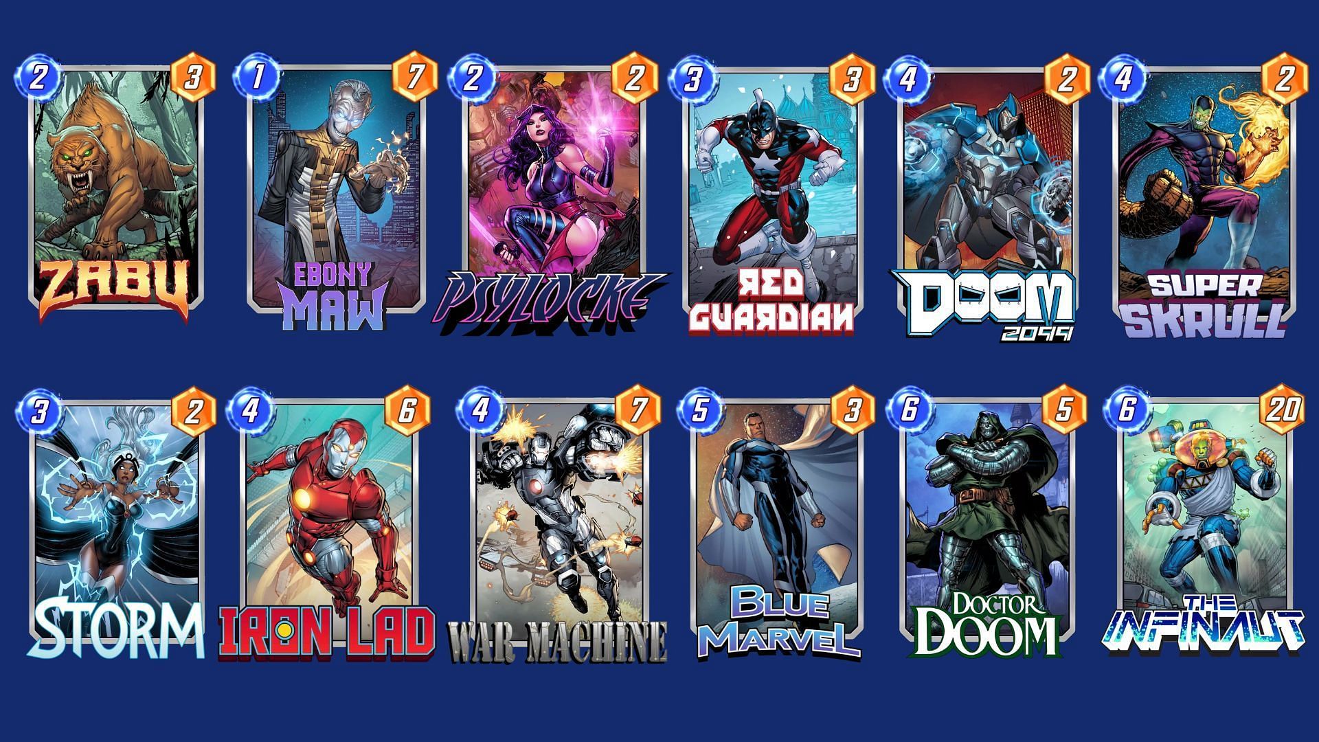 The Doomsday Control is a great control-oriented Marvel Snap Doctor Doom 2099 deck (Image via Nuverse)