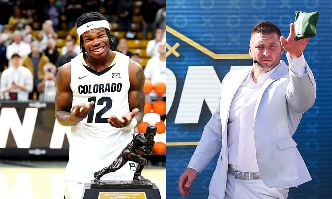 Travis Hunter left Tim Tebow in splits by giving a hilarious response to getting any rest on Heisman ceremony day