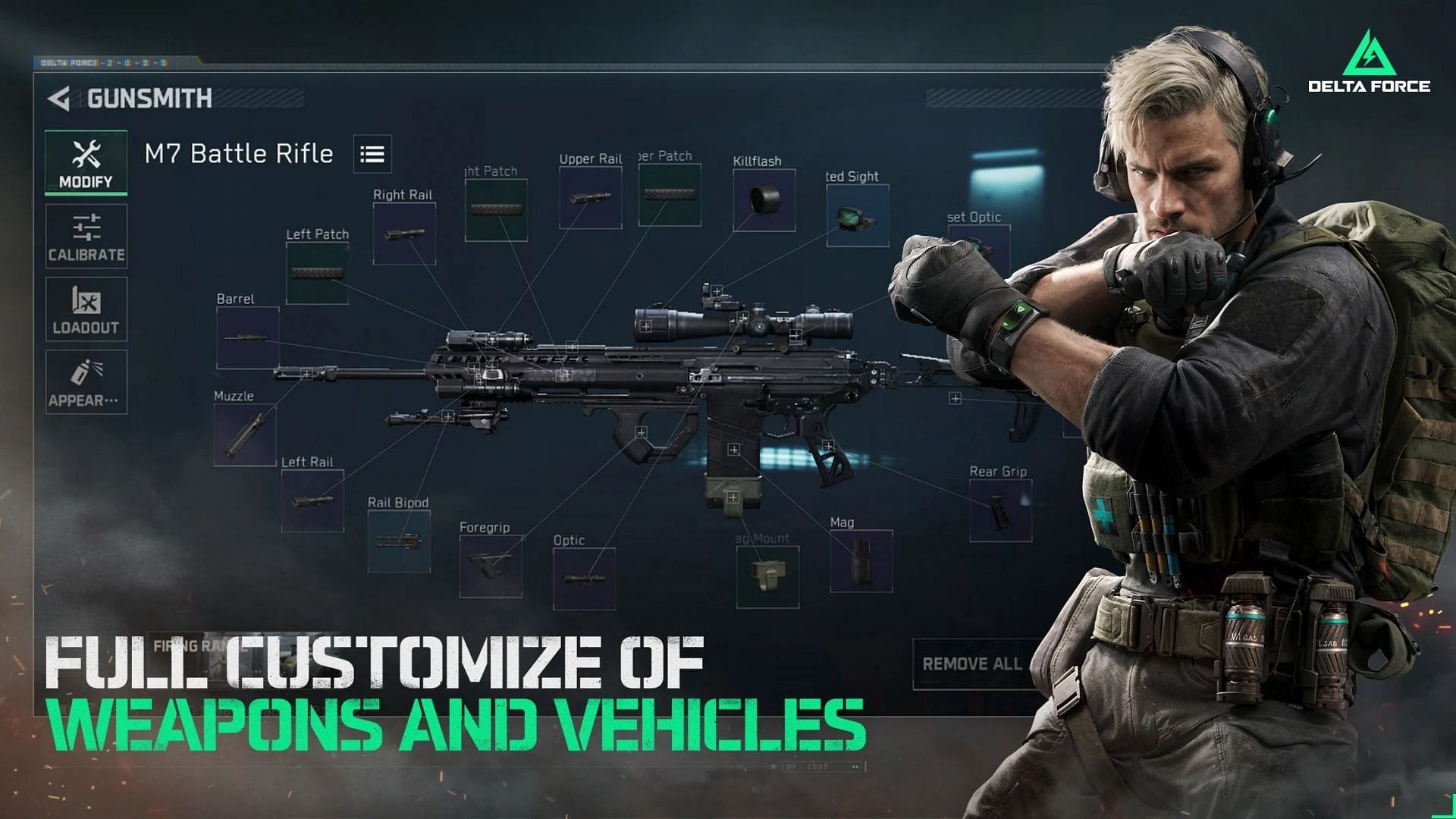 Customizing your loadout prepares you for any scenario (Image via Level Infinite)