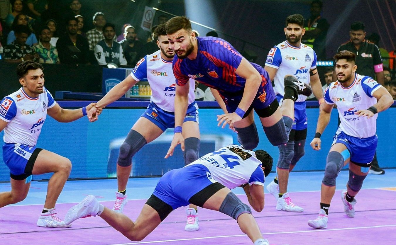 दबंग दिल्ली को मिली शानदार जीत (Photo Credit - @ProKabaddi)