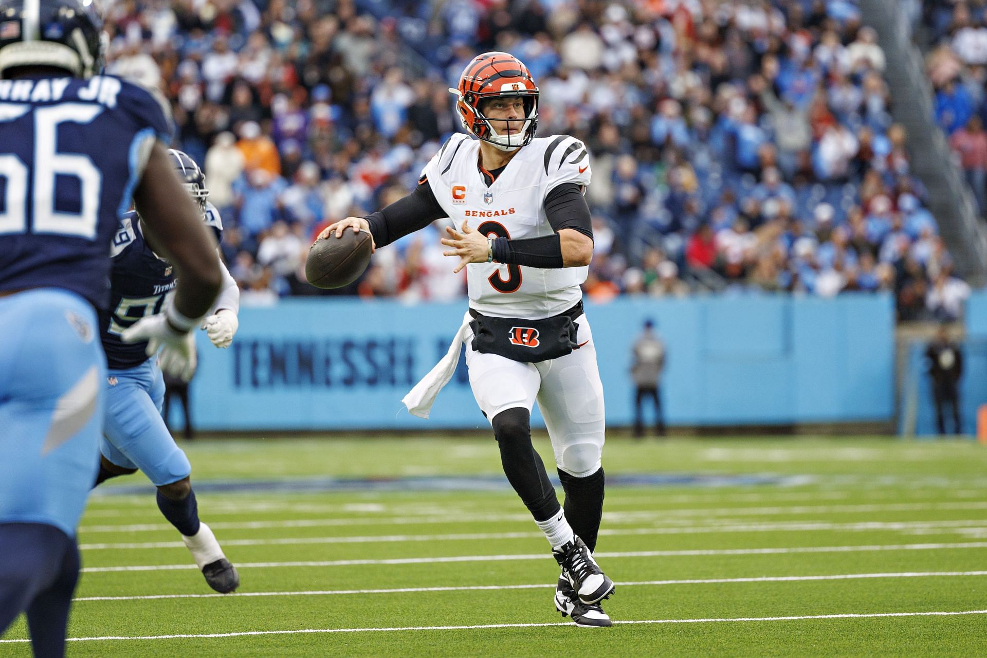 Joe Burrow during Cincinnati Bengals v Tennessee Titans - Source: Getty