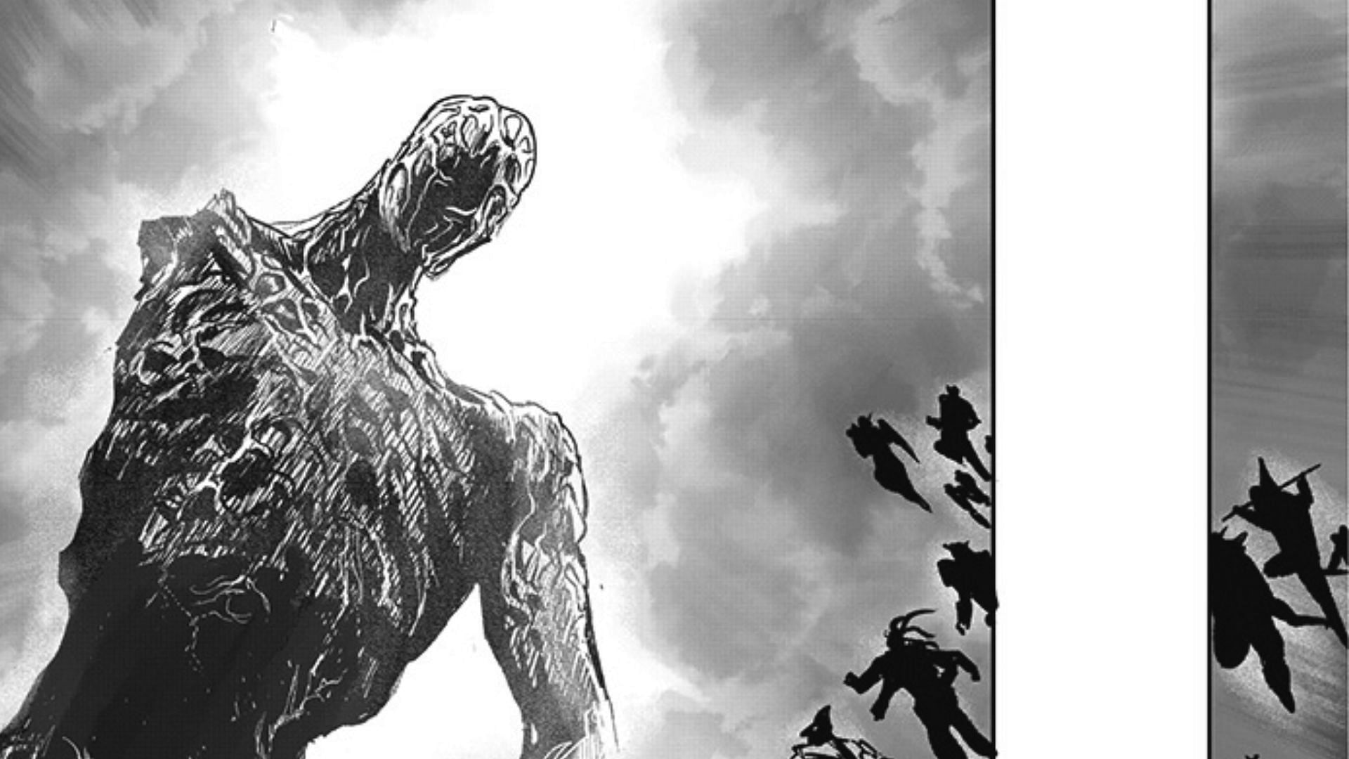 God as seen in One Punch Man manga (Image via Shueisha)