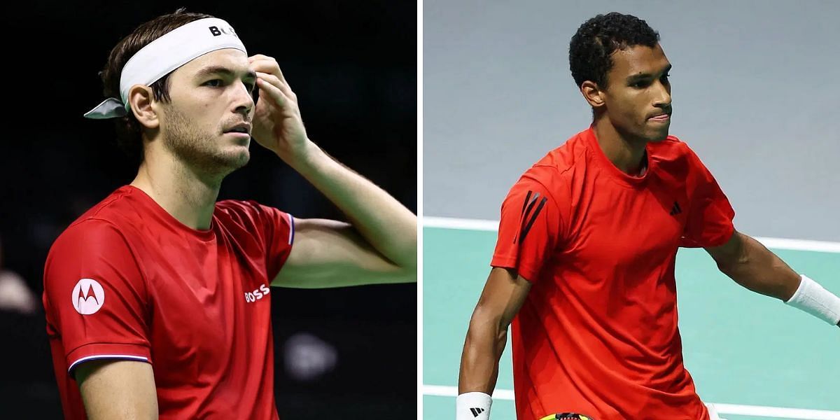 Taylor Fritz and Felix Auger-Aliassime (Source: Getty)