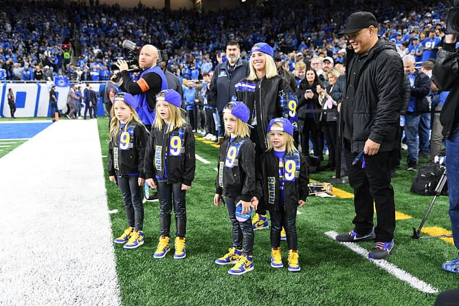 Matthew Stafford's wife Kelly recalls kids' 'crazy' reaction to Christmas lightings