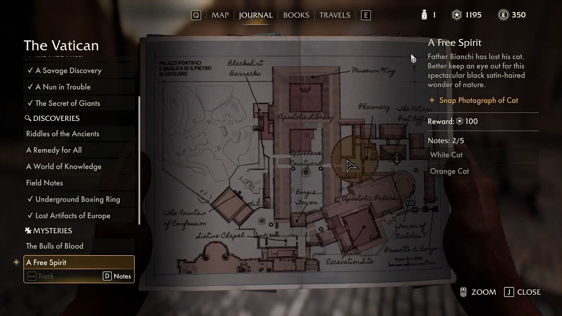 Go to the location to complete the Free Spirit mystery (Image via Bethesda Softworks)