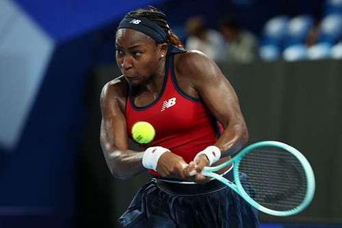 Coco Gauff at the 2025 United Cup [Image Source: Getty Images]