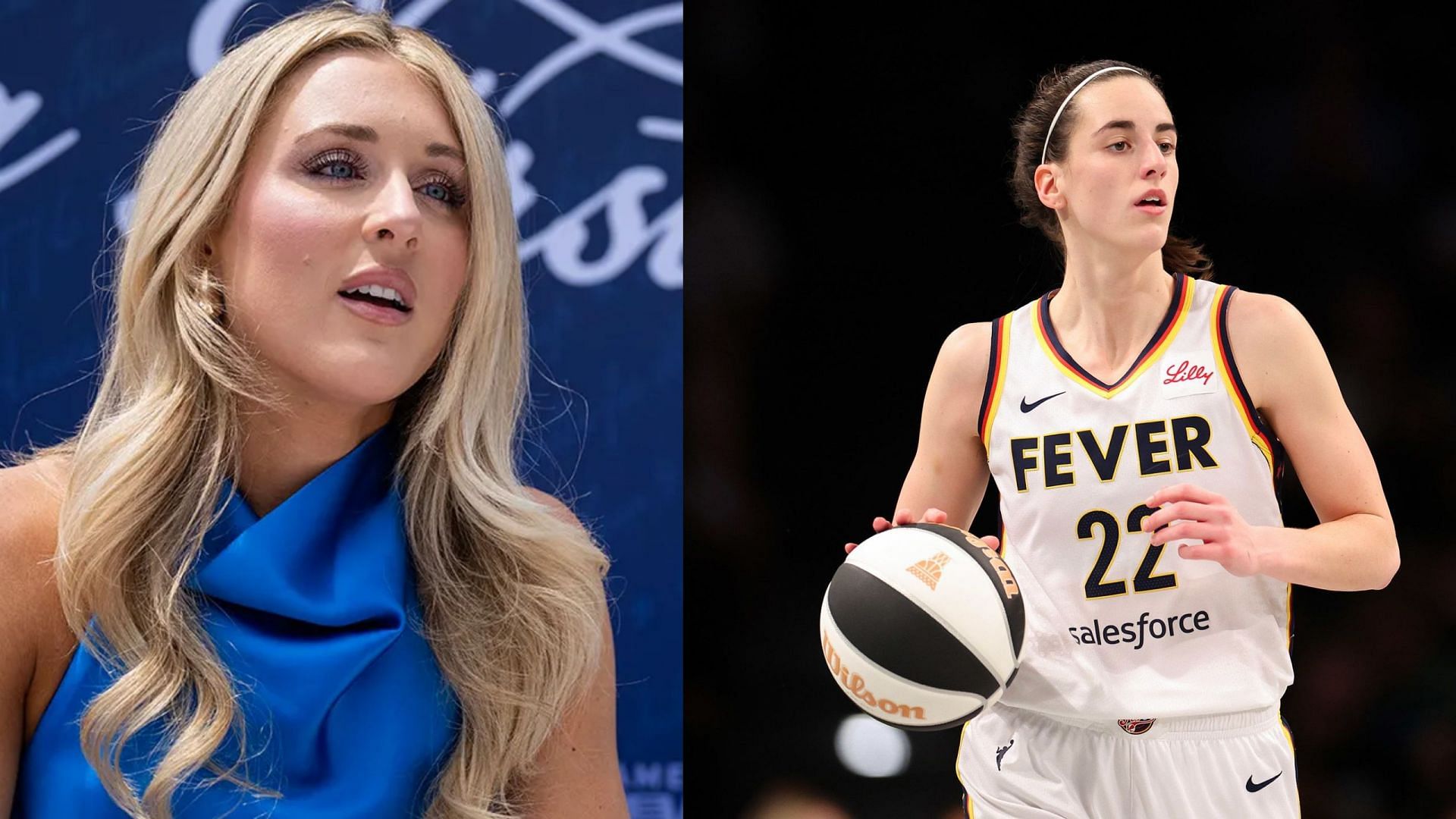 Riley Gaines reacts on comments over WNBA star Caitlin Clark [Image Source : Getty]