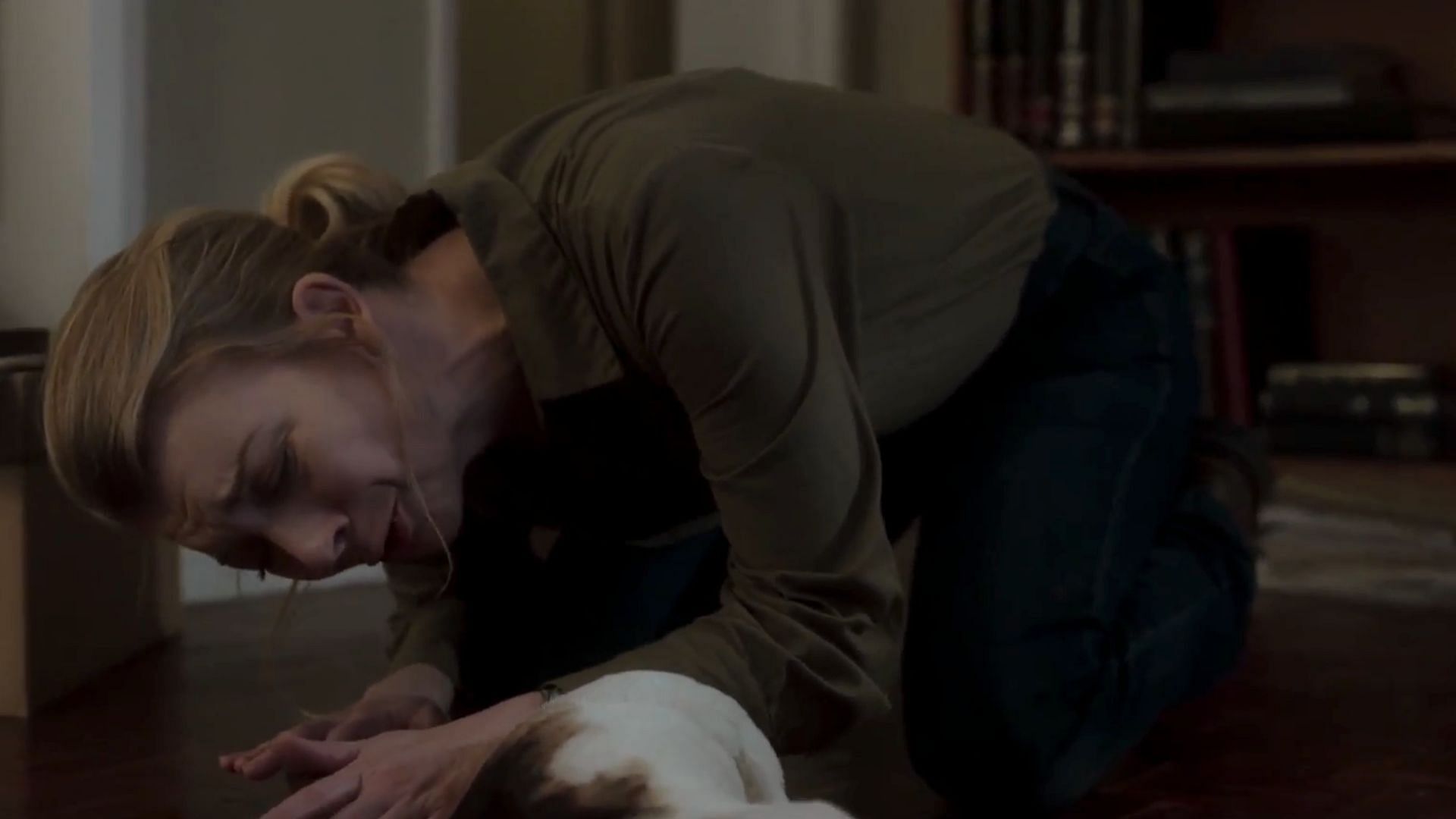 Edie&#039;s cat died in White Lies season 1 episode 5 (Image via AMC+)