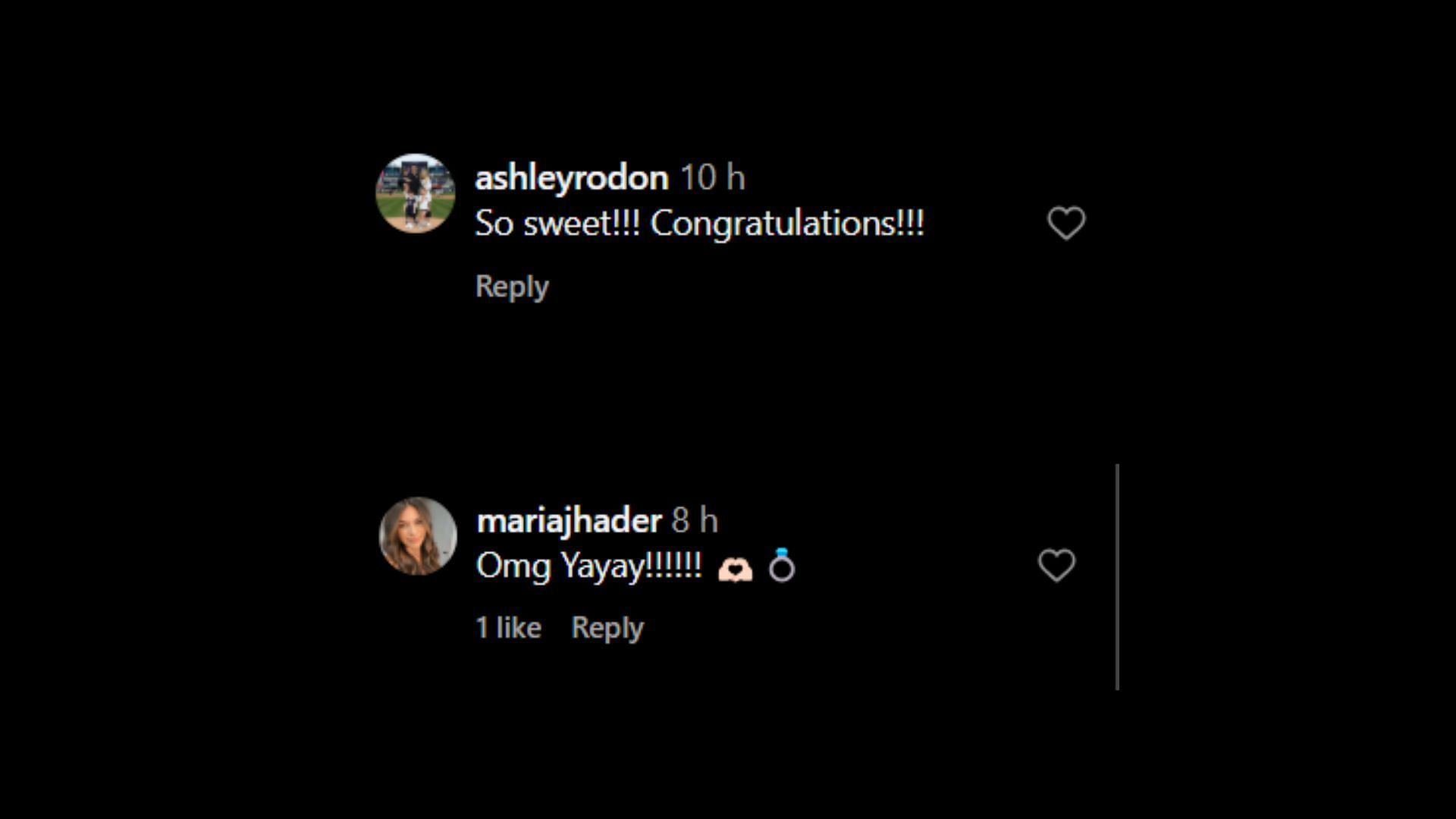 Carlos Rodon and Josh Hader&#039;s wives&#039; reaction