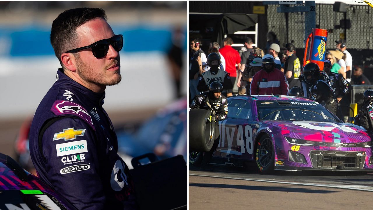 NASCAR Cup Series driver Alex Bowman recalls past troubles (via Imagn)