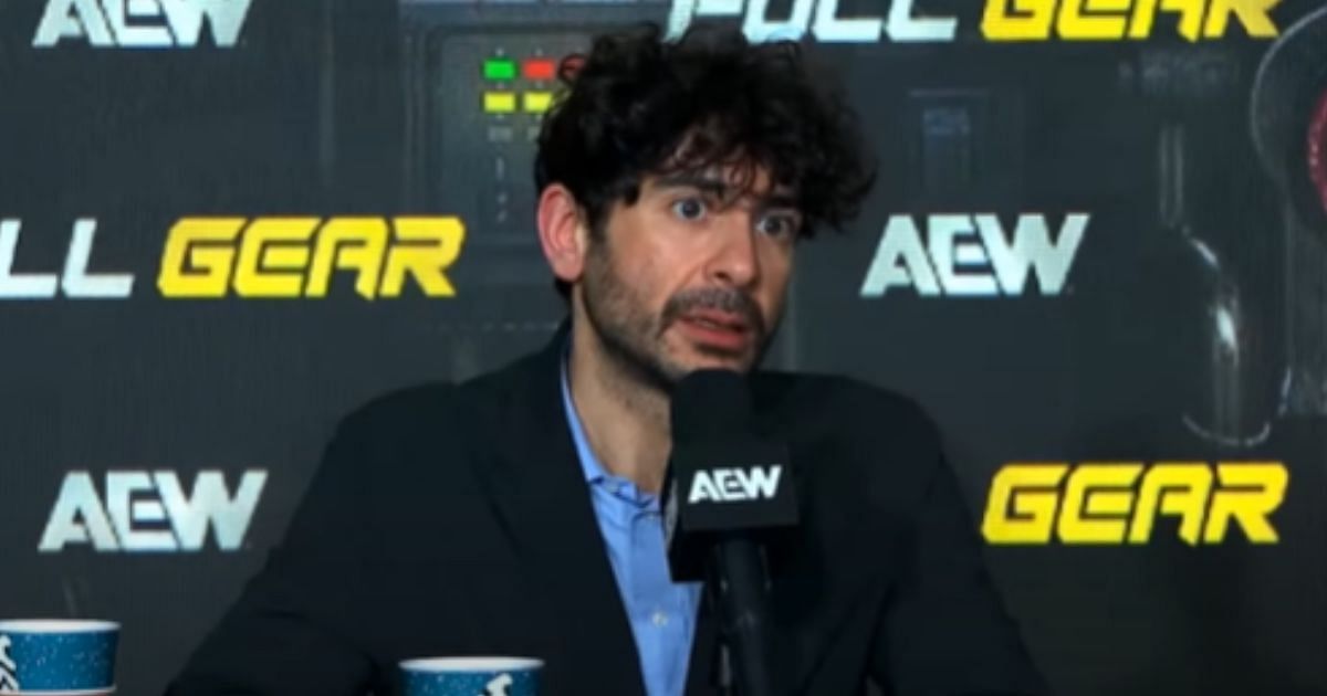 Tony Khan at AEW Full Gear 2024 post show media scrum [Source: AEW on YouTube]