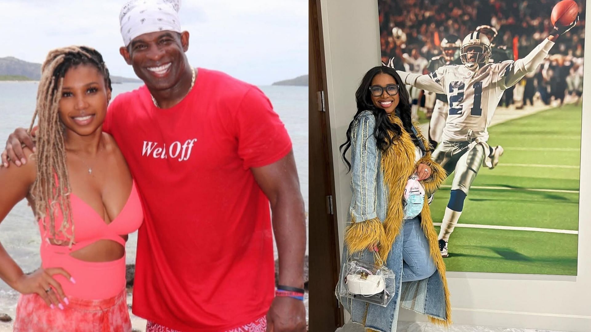 Deion and Deiondra Sanders (Deiondra