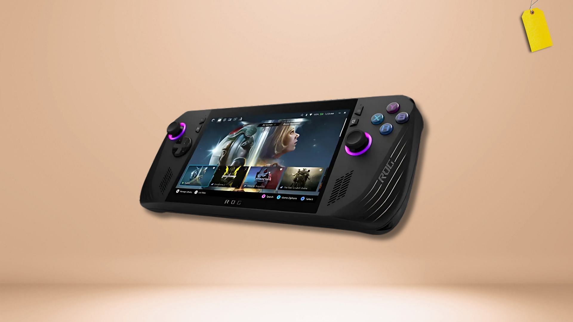 Asus ROG Ally gaming handheld (Image via Asus)