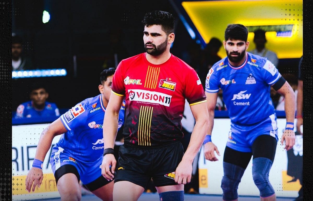 परदीप नरवाल ने बनाया बड़ा रिकॉर्ड (Photo Credit - @BengaluruBulls)