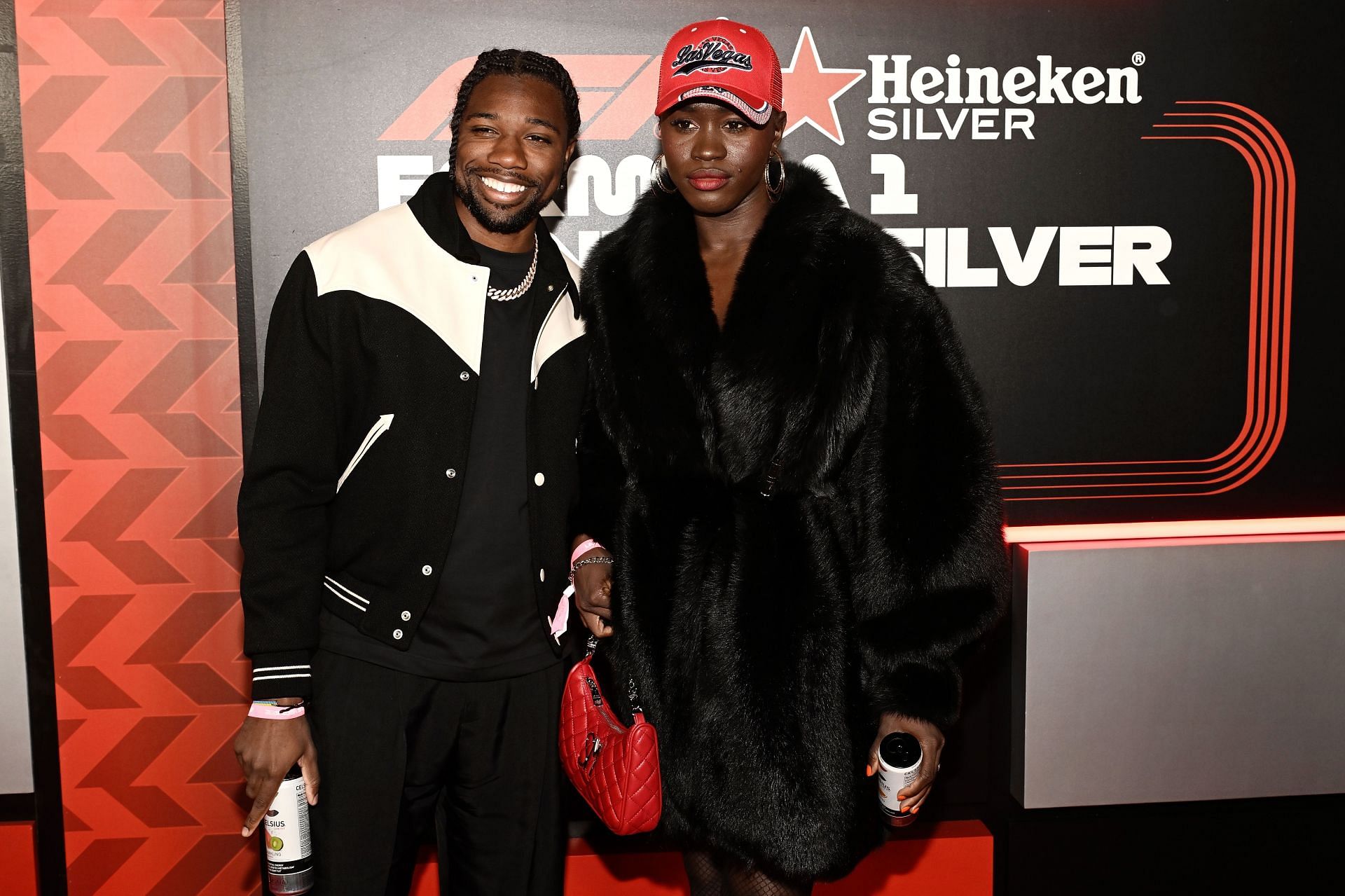 F1 Grand Prix of Las Vegas - Noah Lyles and Junelle Bromfield grace the red carpet - Source: Getty