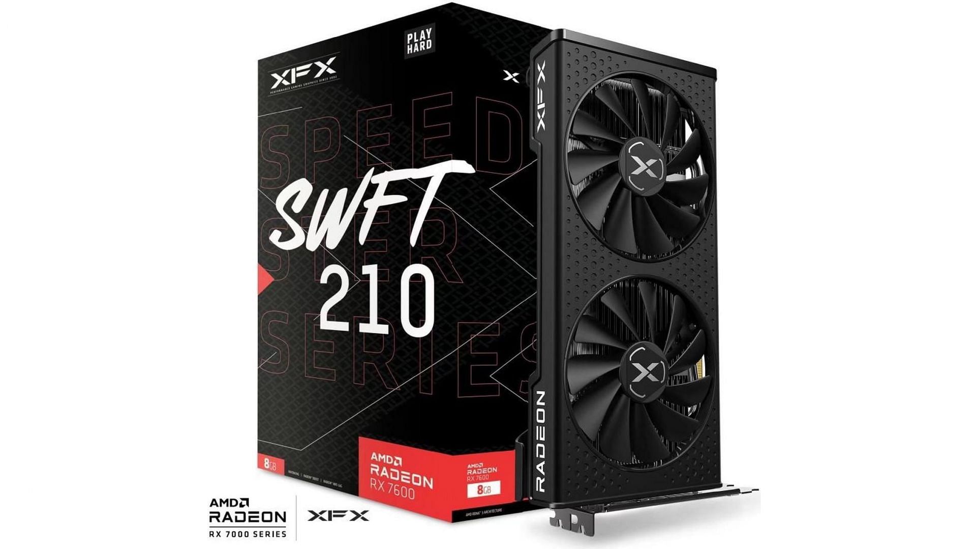 XFX SWFT210 RADEON RX 7600 (Image via XFX)