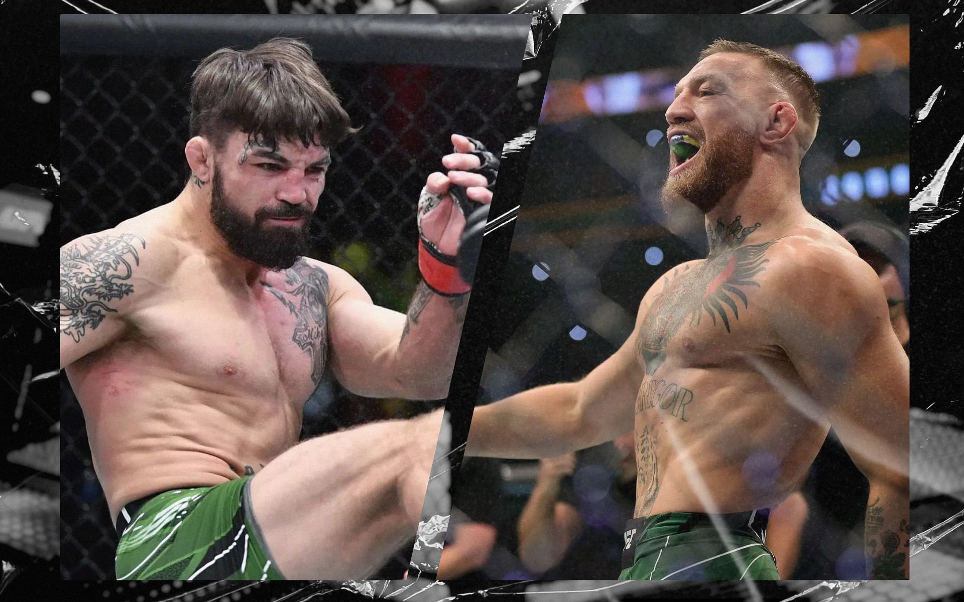 Mike Perry (right) backed to win against Conor McGregor in potential matchup for DBC. [Images courtesy: Getty Images]