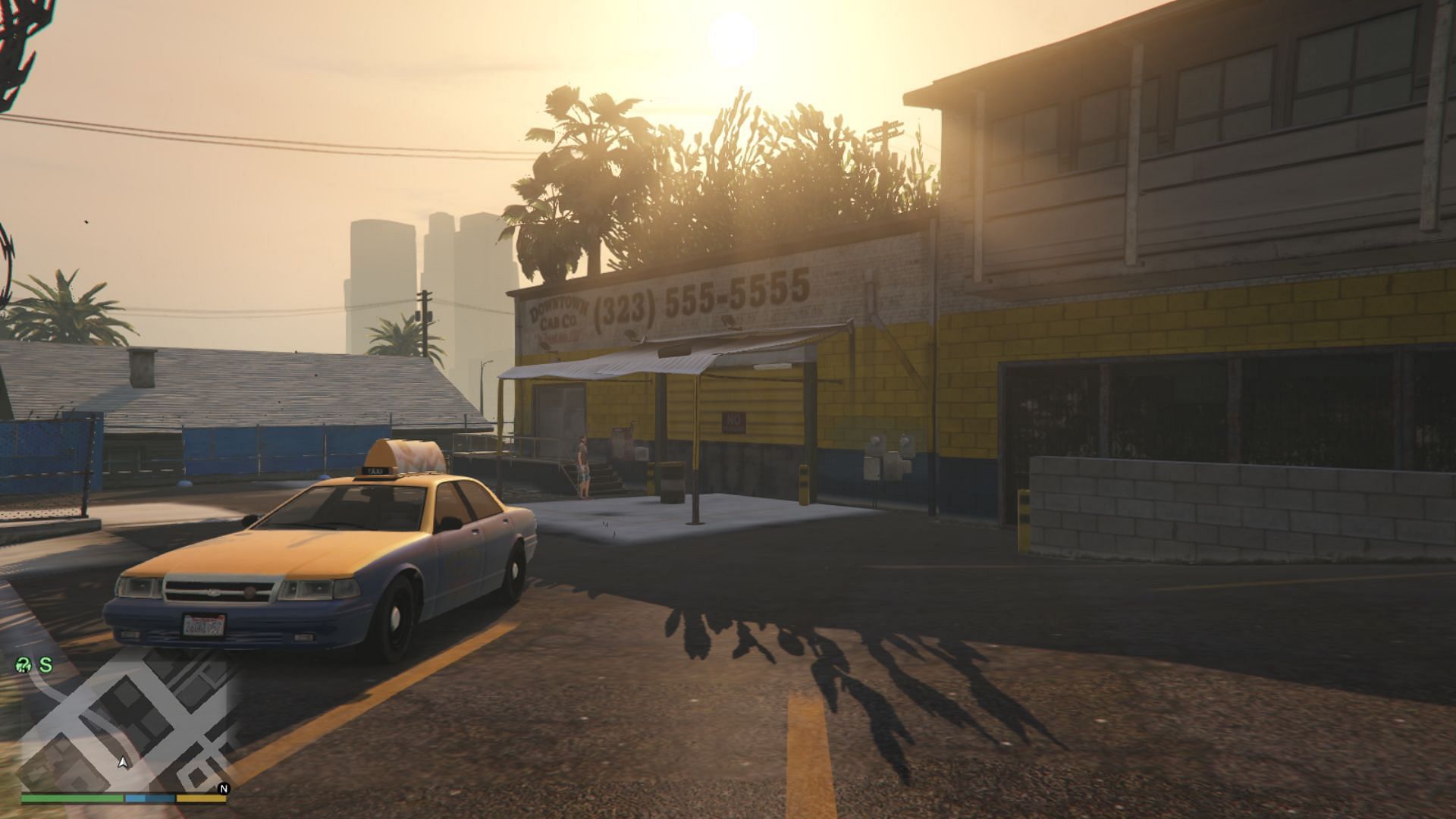 The GTA 5 Downtown Cab Co. guide readers must make some money beforehand to buy the property (Image via Rockstar Games)