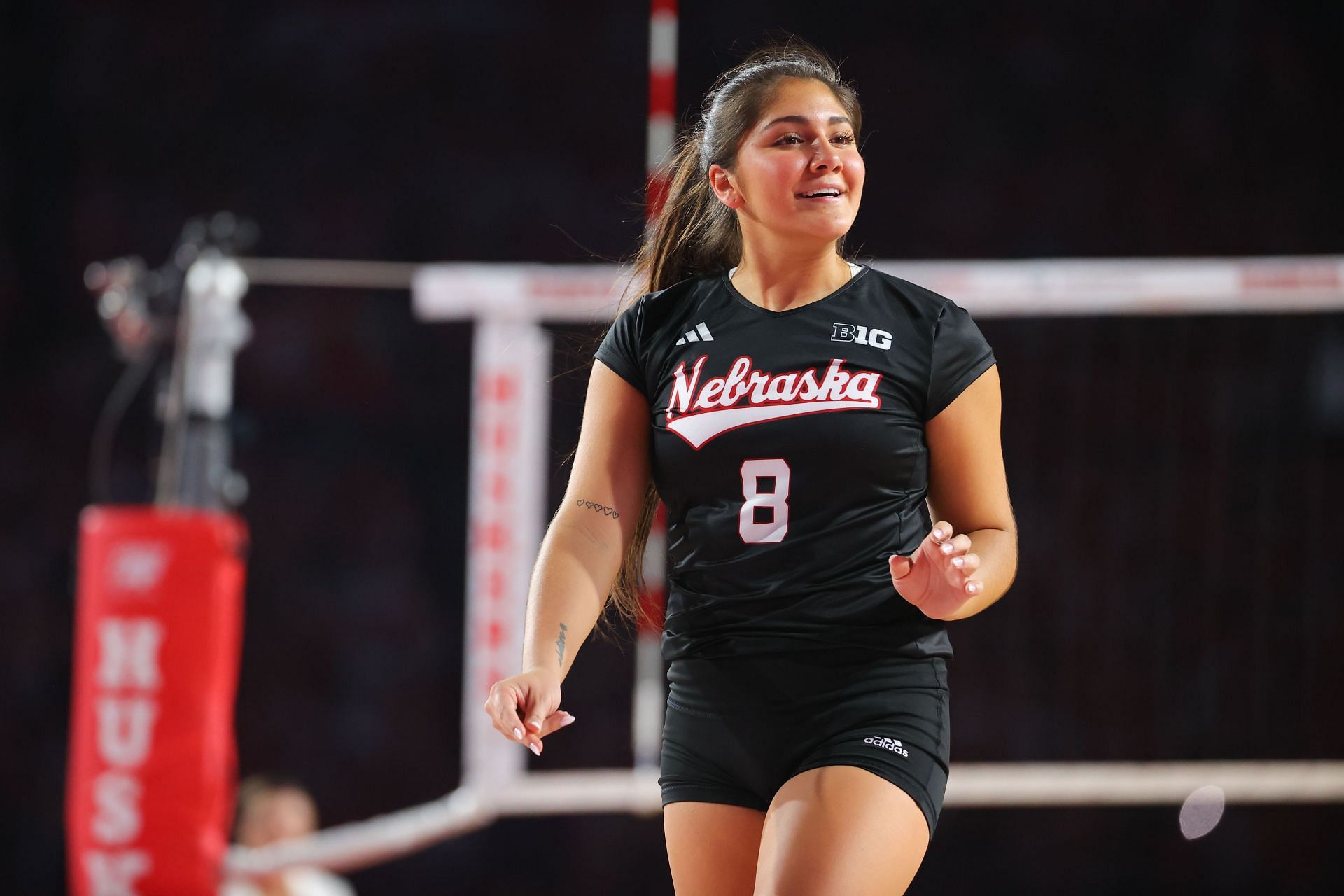 Lexi Rodriguez looks on at the Volleyball Day in Nebraska - (Source: Getty)