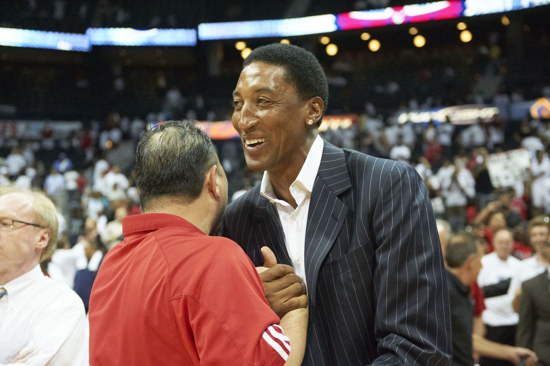 Scottie Pippen previously asked a more bizarre question. (Photo: GETTY)