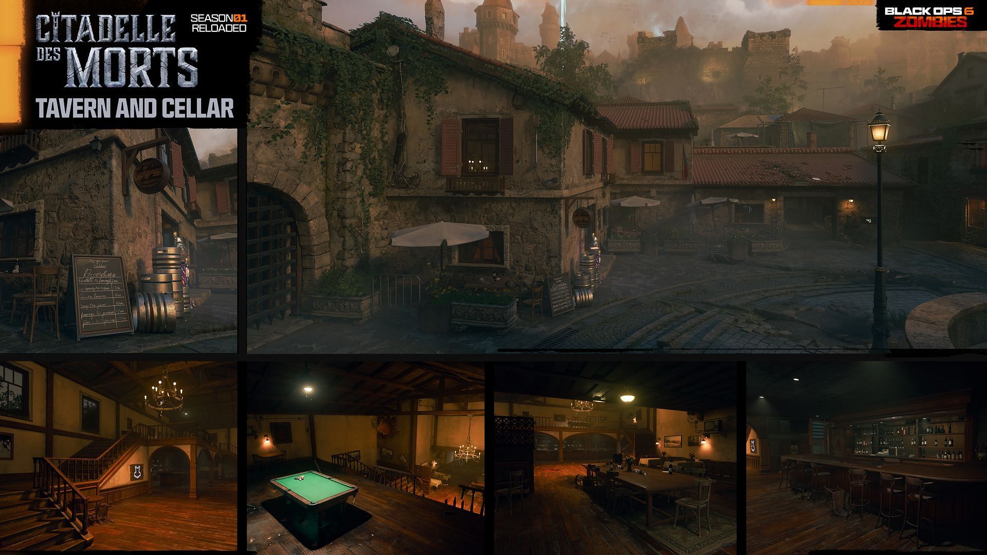 Tavern and Cellar POI in Citadelle des Morts (Image via Activision)