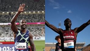 Justin Gatlin makes his feelings known on Gout Gout, days after Australian prodigy breaks 56-year-old sprinting record