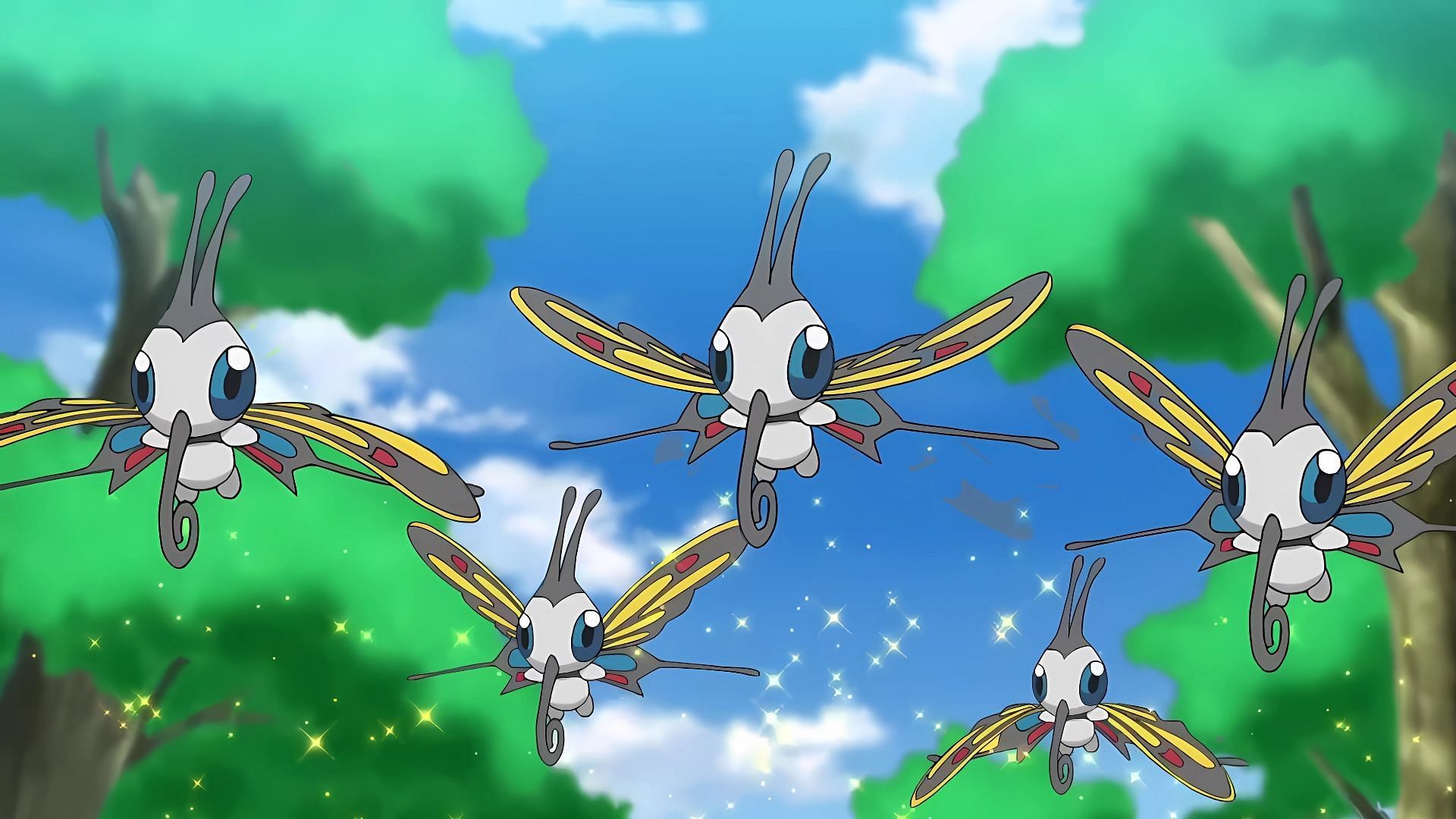 Beautifly as seen in the anime (Image via The Pokemon Company)