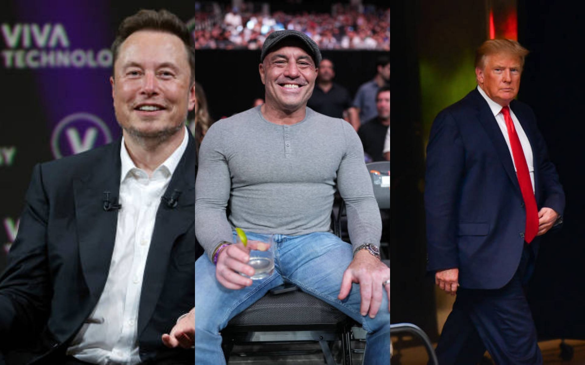 Elon Musk (left) agrees with Joe Rogan