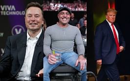 Elon Musk gives one-word reaction to Joe Rogan's "media psy-op" theory about Donald Trump