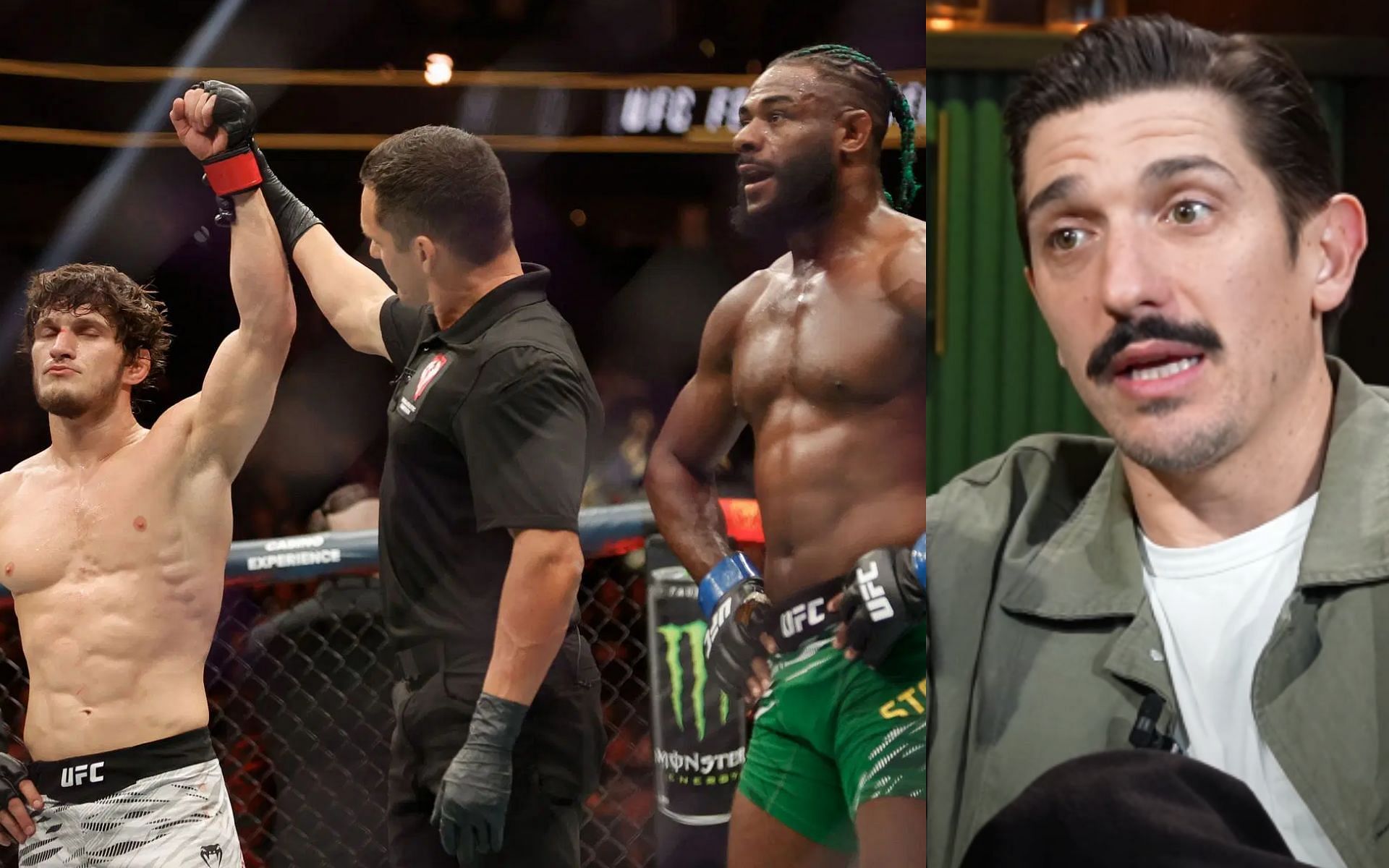 Andrew Schulz shares thoughts on UFC fighter physiques post-USADA [Image courtesy: Getty Images, and FLAGRANT on YouTube]