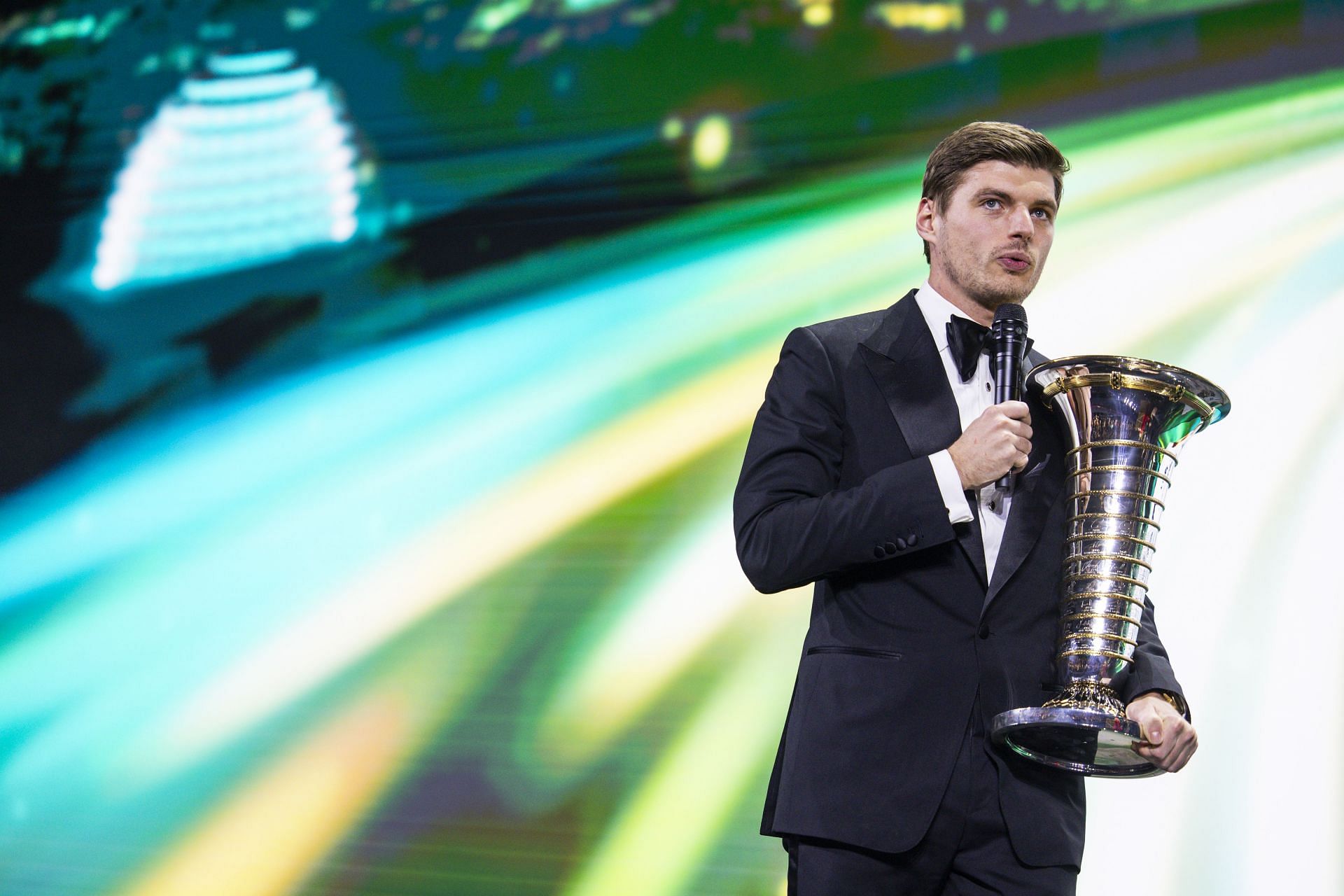 Max Verstappen at the FIA Awards 2024 (Image Source: Getty)