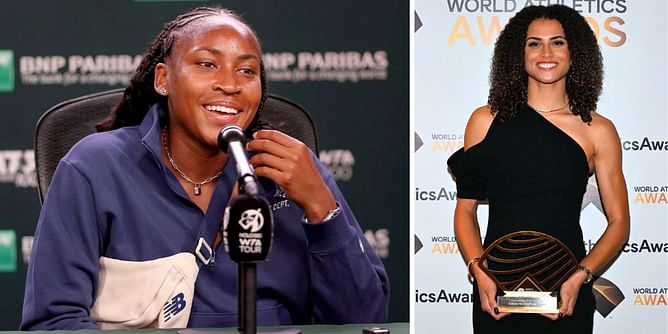 Coco Gauff gives a shout-out to Sydney McLaughlin-Levrone as Olympian hurdler wins Female Track Athlete of the Year award