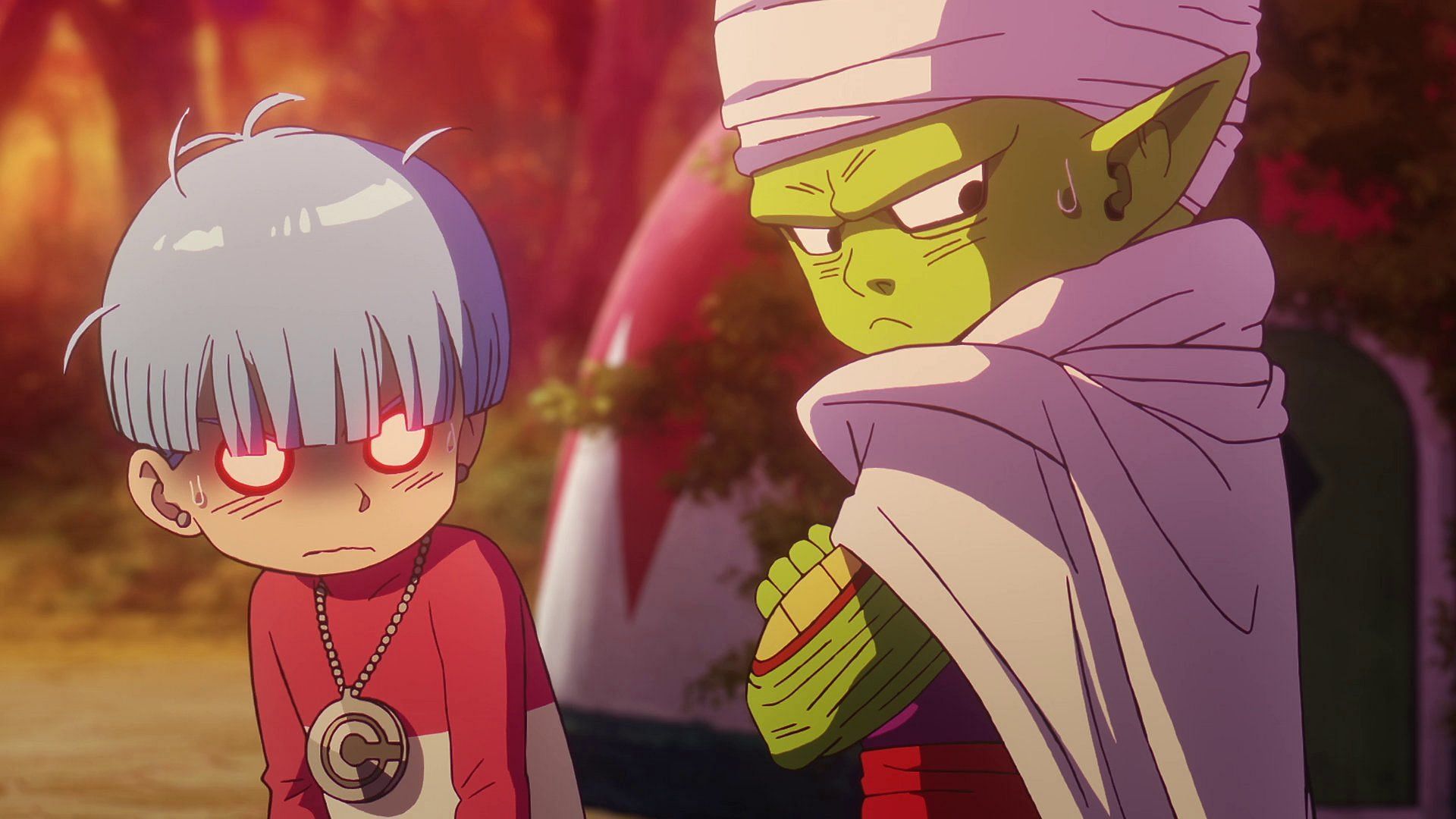 Bulma and Piccolo as seen in the most recent episode (Image via Toei Animation).