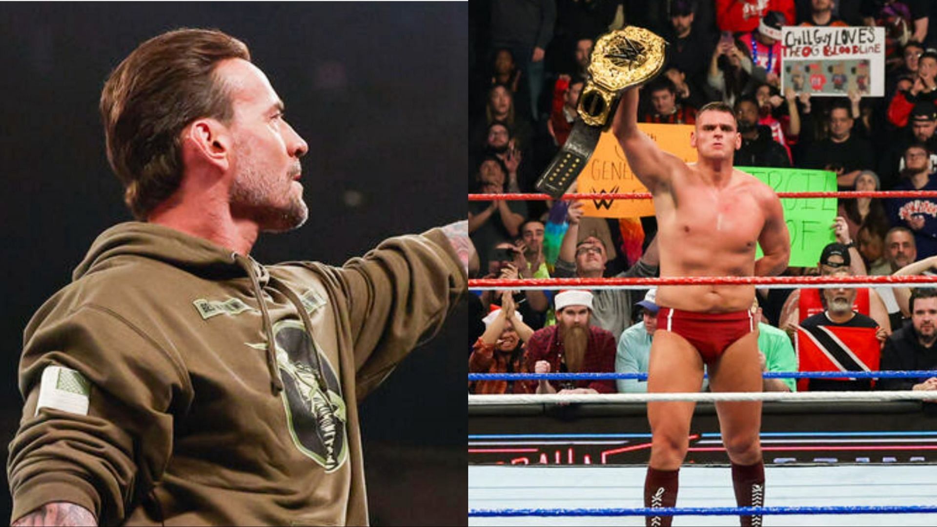 CM Punk (left) and Gunther (right) - Photo credit: WWE.com