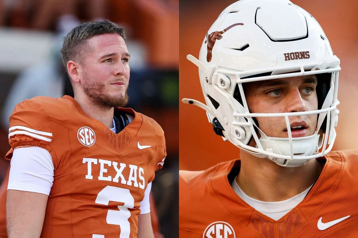 CFB fans react as Quinn Ewers gear up to declare for the NFL Draft, paving the way for Arch Manning (Image Credits - GETTY/IMAGN)