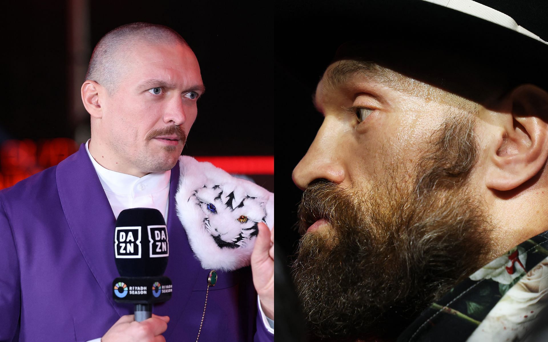 Oleksandr Usyk (left) and Tyson Fury (right) are booked to clash in a much-awaited rematch [Images courtesy: Getty Images]