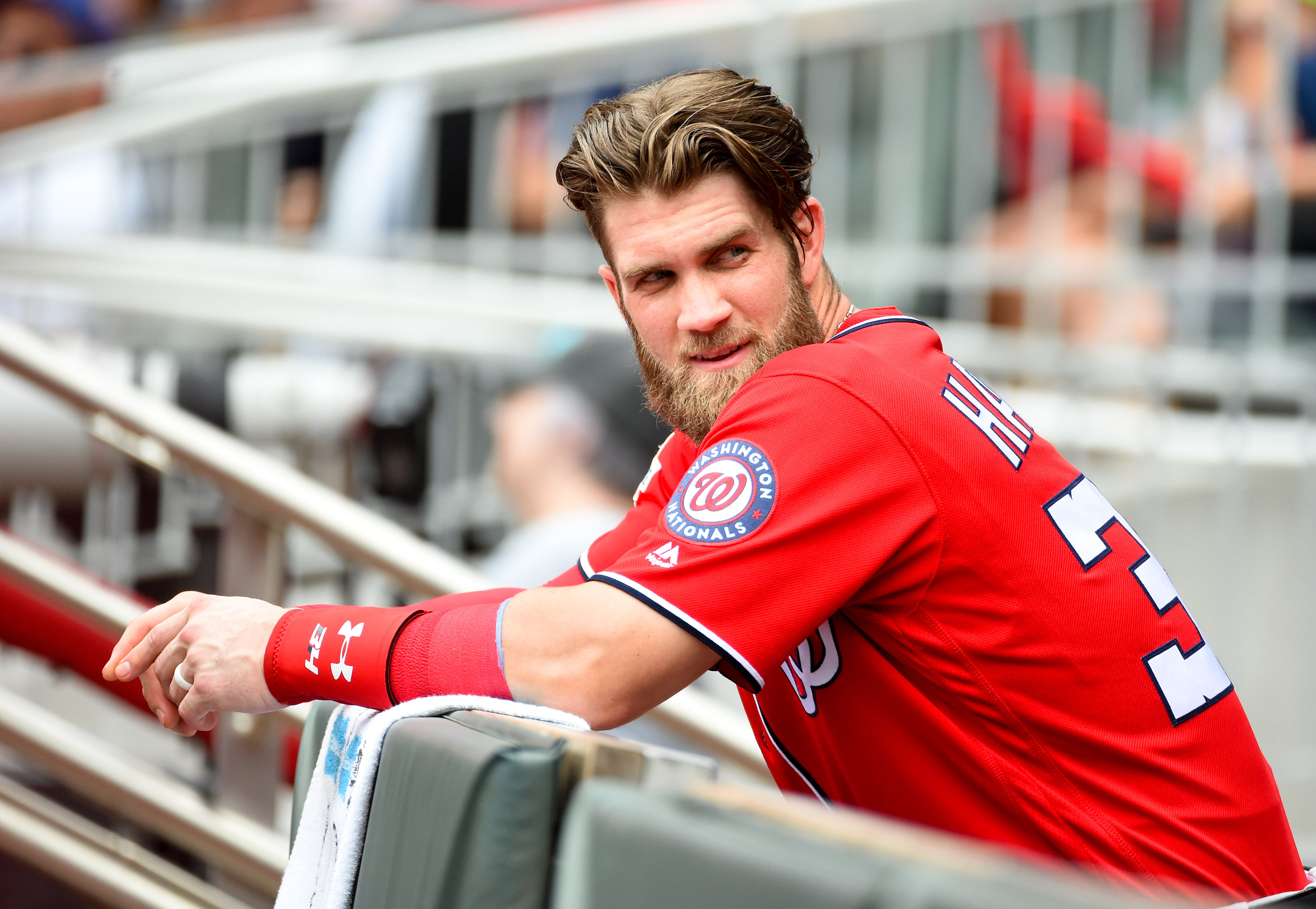 Former Washington Nationals Slugger - Bryce Harper (Photo via IMAGN)