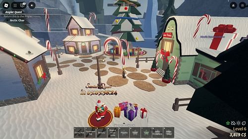 New Winter Village in Update 1.10.0 (Image via Roblox)