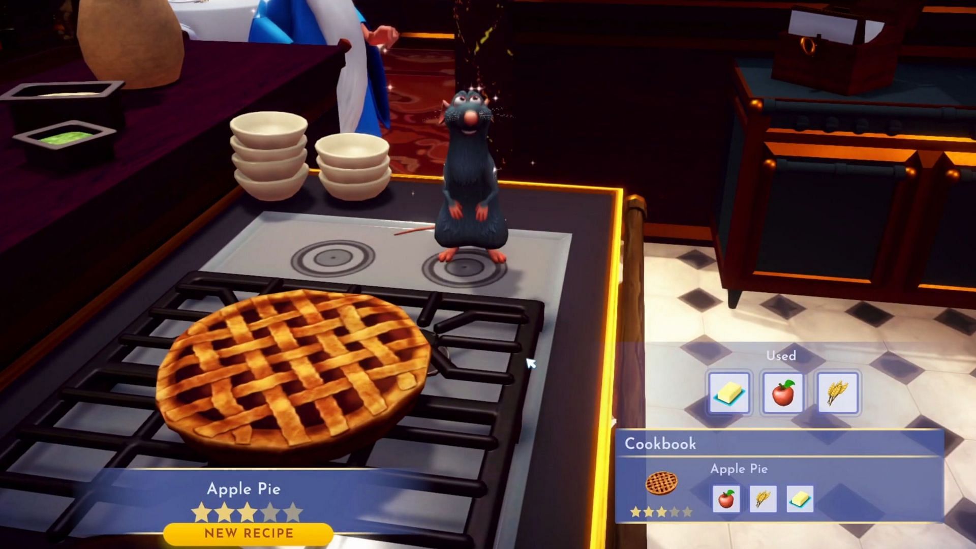 Apple Pie requires three ingredients to make (Image via Gameloft)