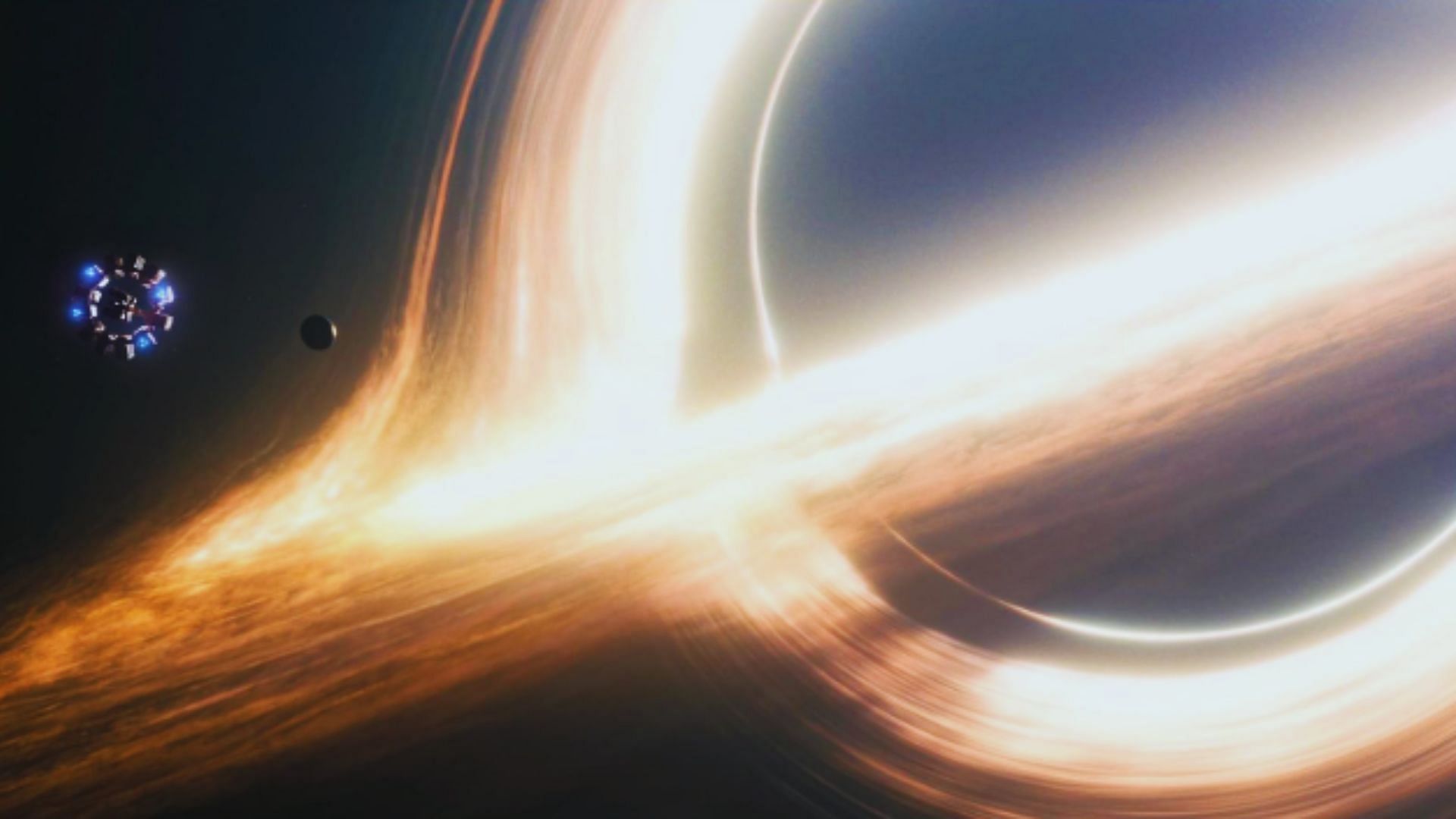 The symbolism of the Black Hole and Tesseract (Image via Netflix)