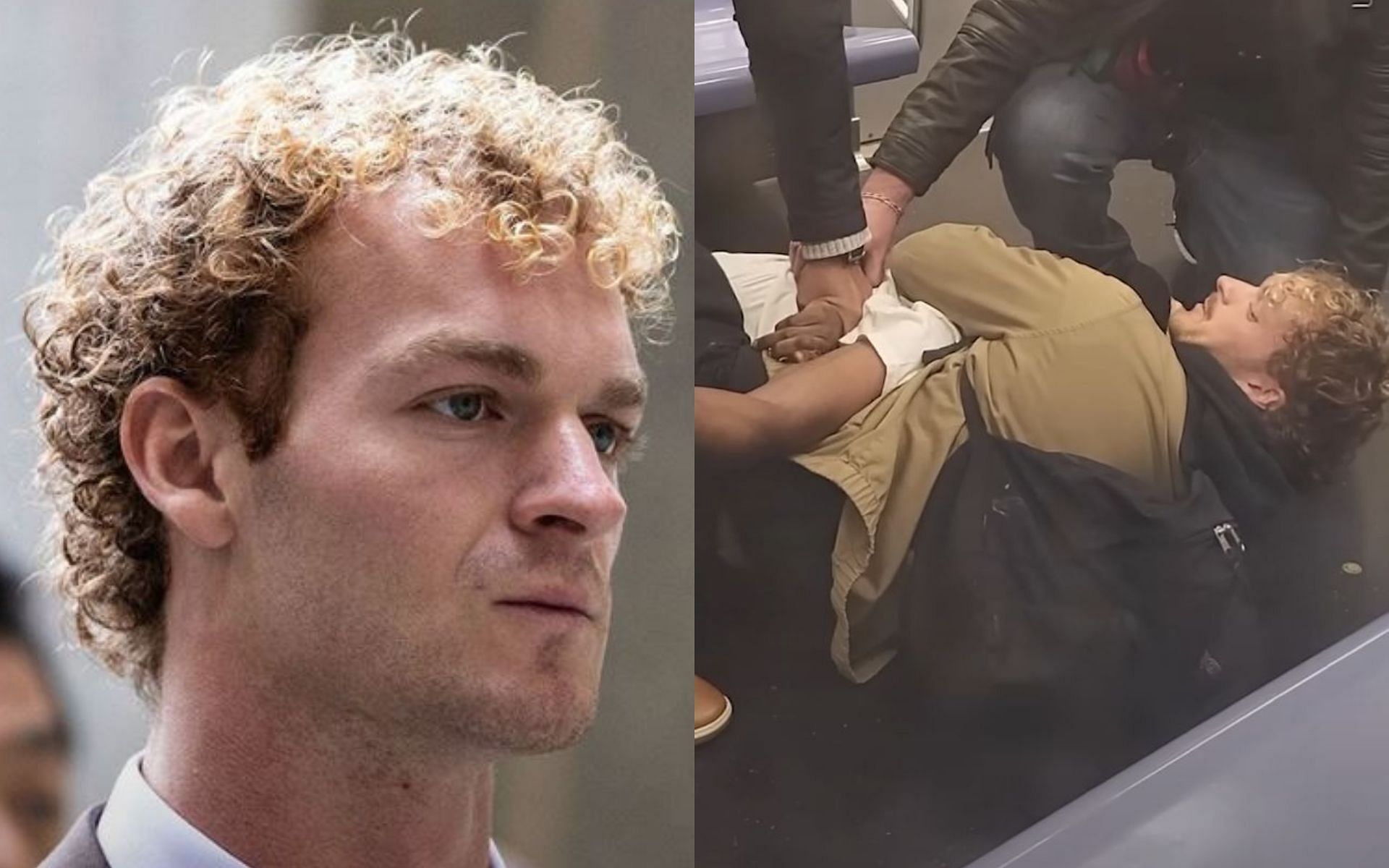 Daniel Penny (left) has been aquitted of his criminally negligent homicide charge in the death of Jordan Neely (right). [Image credit: @cnn on Instagram, The Free Press on YouTube]