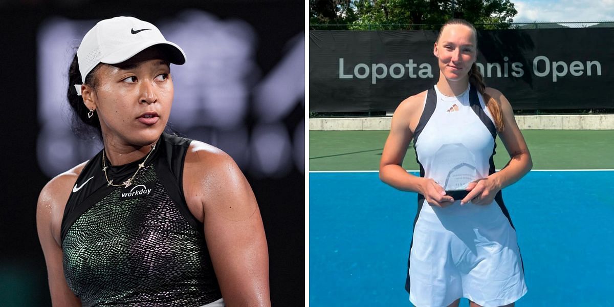 Naomi Osaka (L) &amp; Lina Glushko (R) [Image Source: Getty Images, Instagram/@lina_glushko]