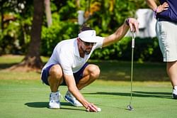 Michael Phelps gives honest opinion about Michelle Wie West as he makes an appearance at NBA Celebrity Golf Tournament