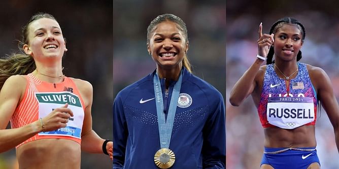Femke Bol, Masai Russell and other athletes react to Gabby Thomas' 2024 highlights