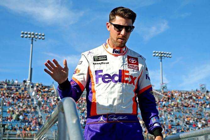 “Ah it’s short track racing”- When Denny Hamlin mimicked NASCAR champion Joey Logano after a post-race scuffle