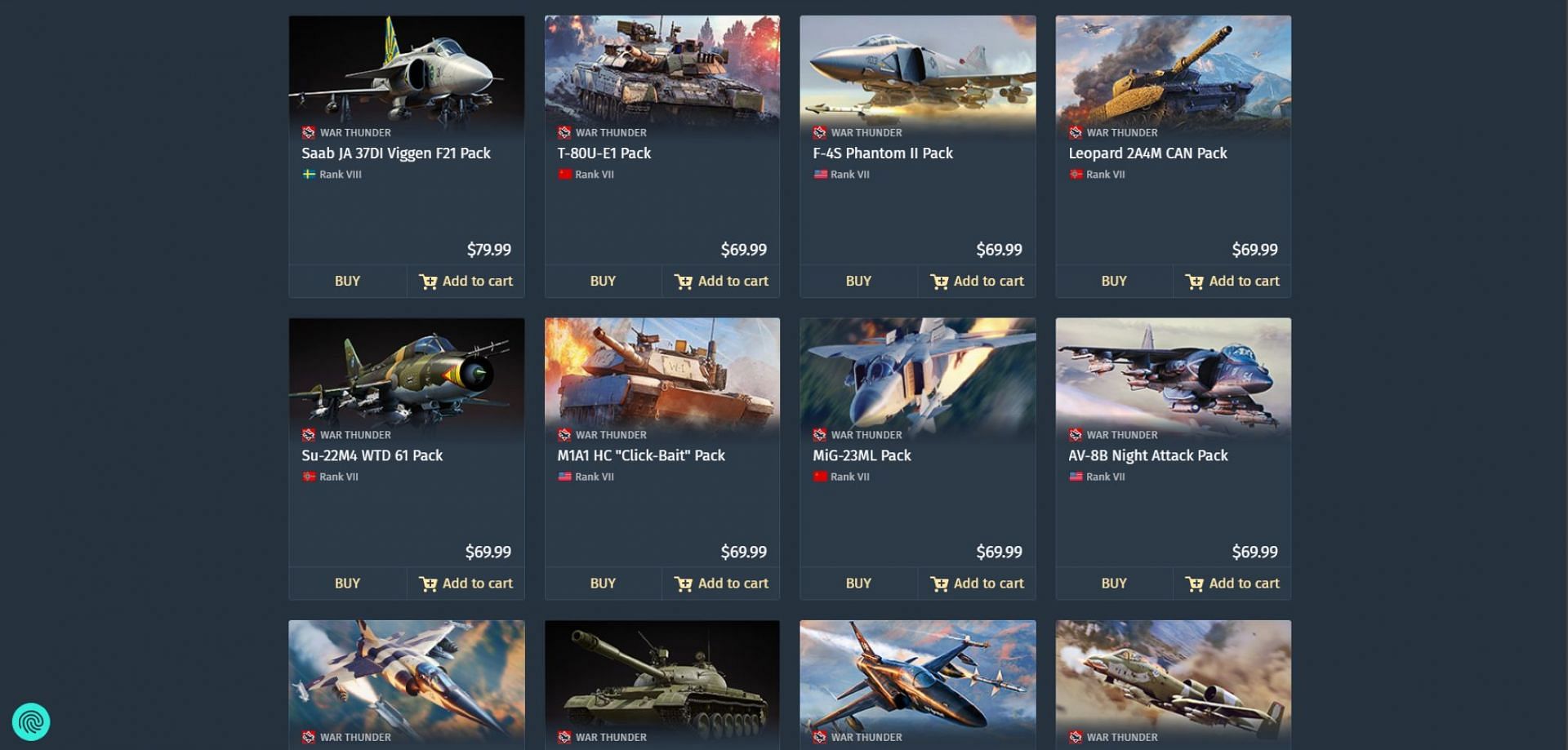 Premium vehicles in the store are becoming more expensive (Image via Gaijin Entertainment)