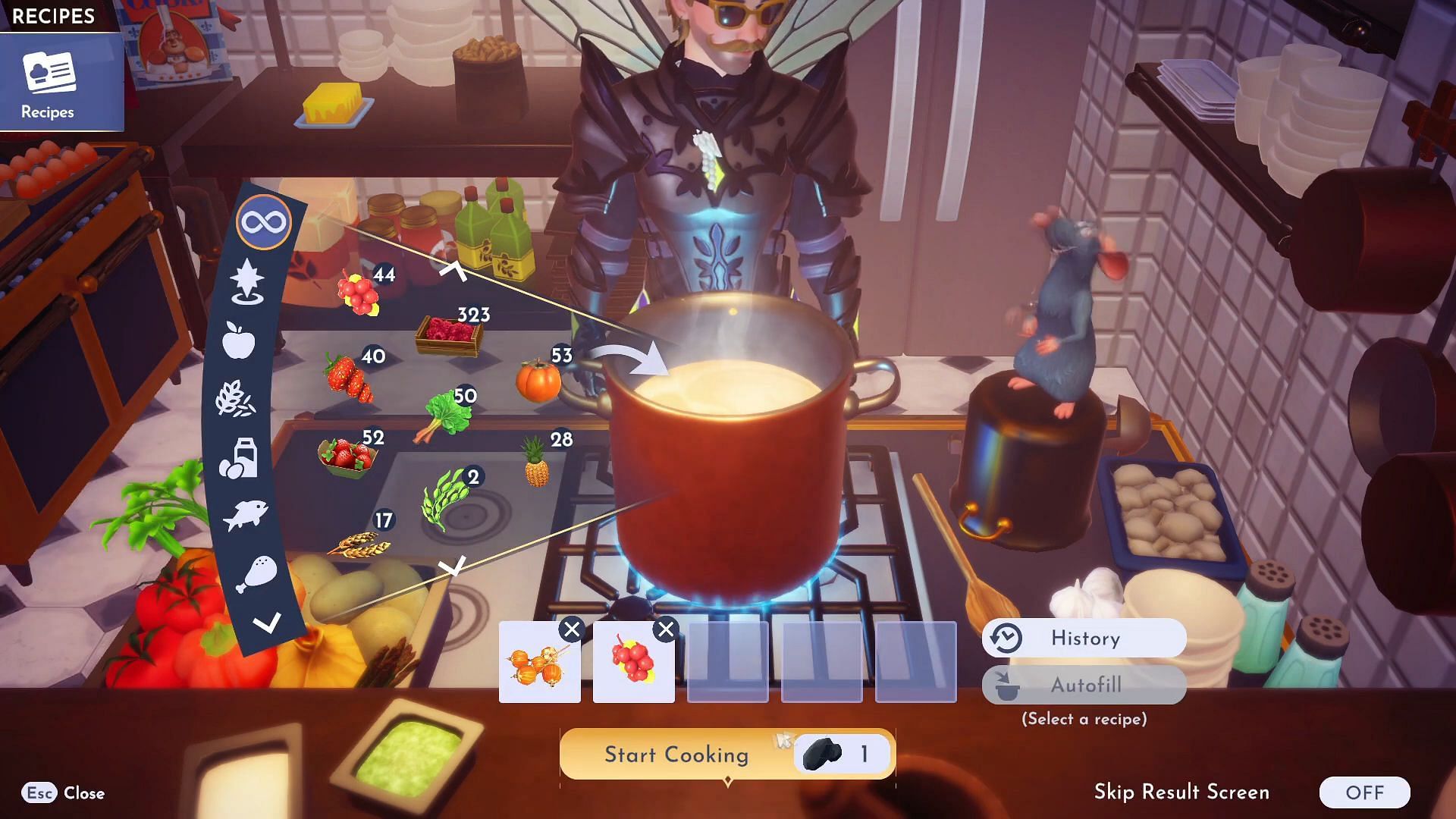 Both ingredients are fruits (Image via Gameloft || YouTube/@Quick Tips)